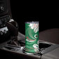 Custom Algeria Football Skinny Tumbler Glitch Effect Desert Lines And Star Crescent