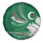 Algeria Football Spare Tire Cover Glitch Effect Desert Lines And Star Crescent