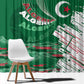 Algeria Football Window Curtain Glitch Effect Desert Lines And Star Crescent