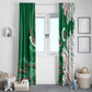 Algeria Football Window Curtain Glitch Effect Desert Lines And Star Crescent