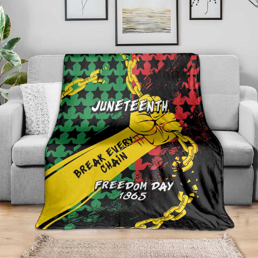 Juneteenth 1865 Blanket Break Every Chain