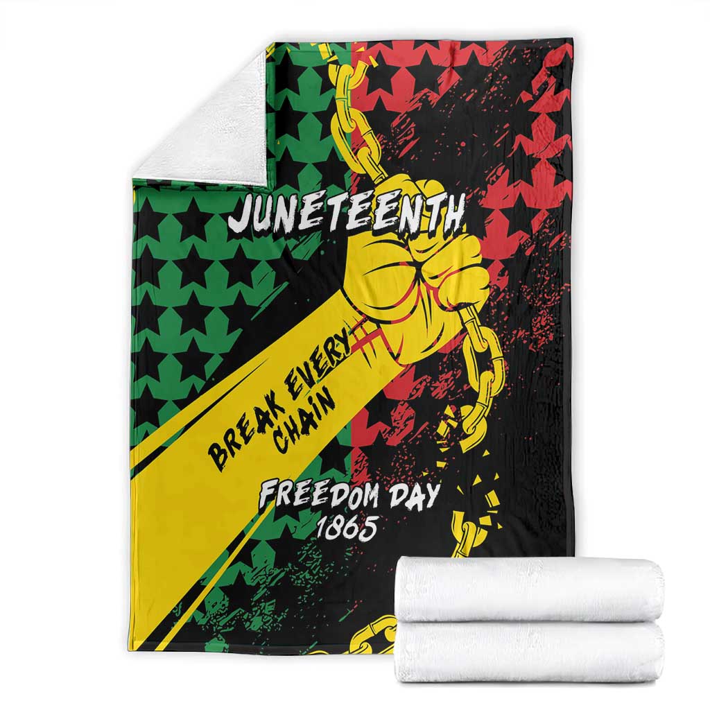 Juneteenth 1865 Blanket Break Every Chain
