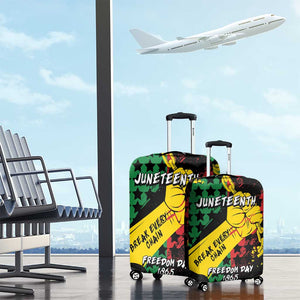 Juneteenth 1865 Luggage Cover Break Every Chain