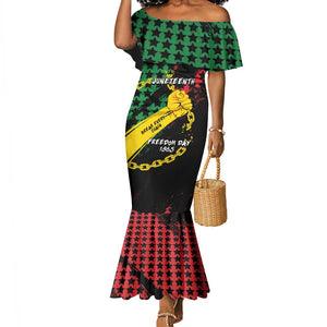 Personalized Juneteenth 1865 Mermaid Dress Break Every Chain