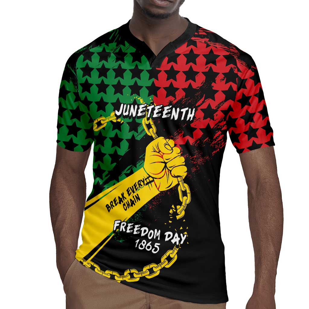 Personalized Juneteenth 1865 Rugby Jersey Break Every Chain