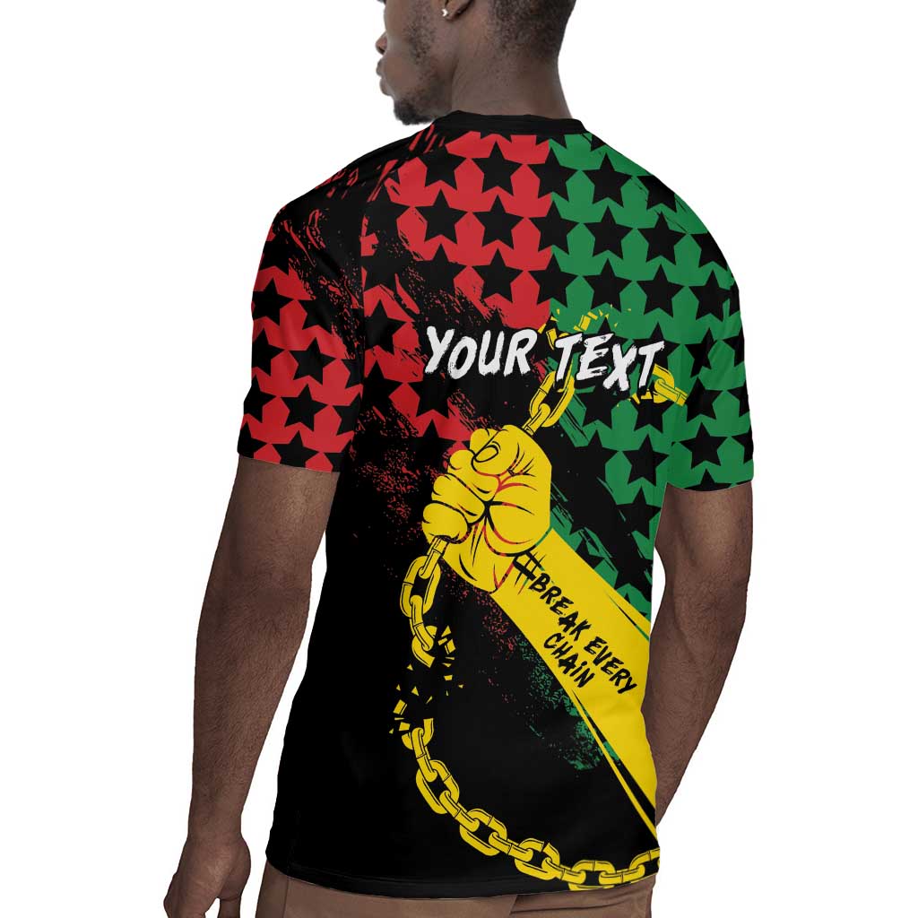 Personalized Juneteenth 1865 Rugby Jersey Break Every Chain
