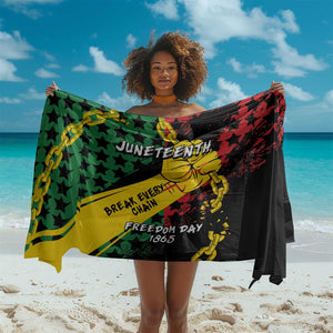 Juneteenth 1865 Sarong Break Every Chain