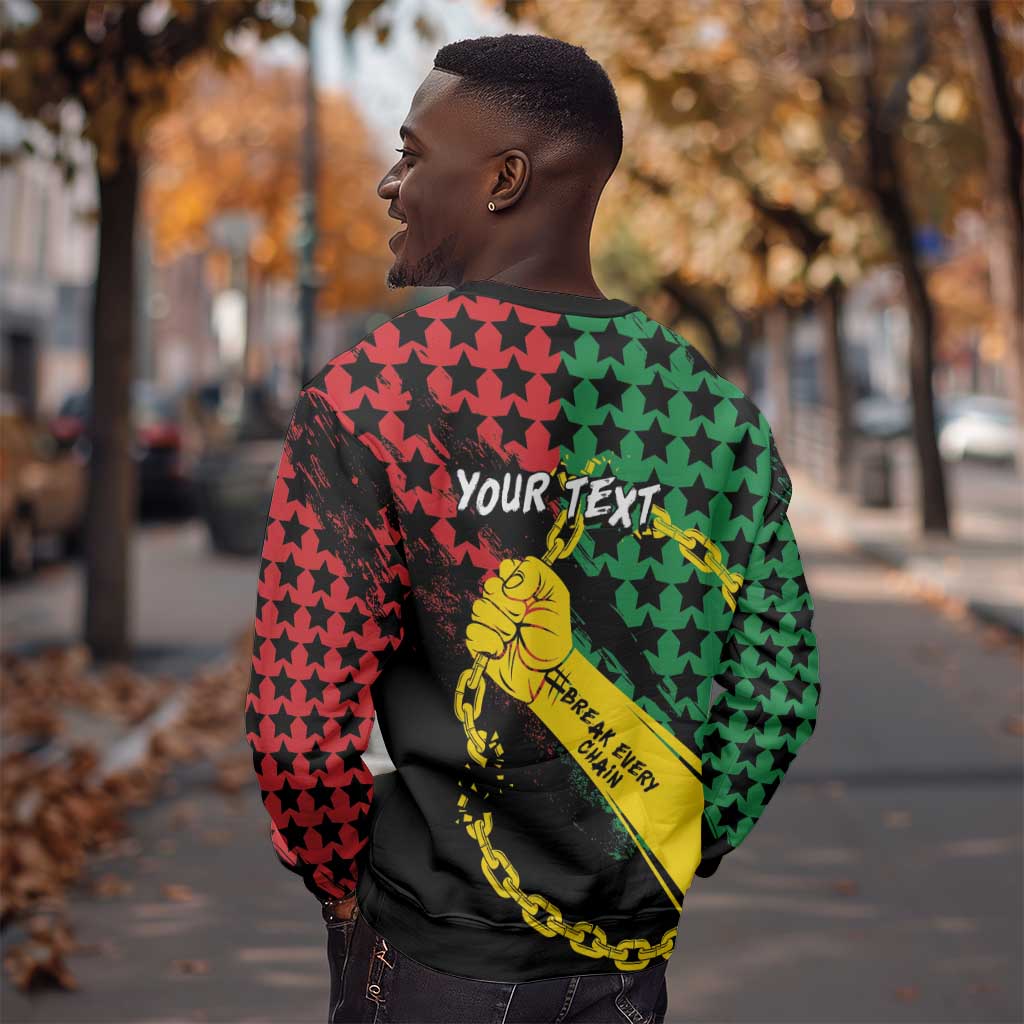 Personalized Juneteenth 1865 Sweatshirt Break Every Chain