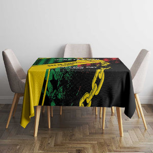 Juneteenth 1865 Tablecloth Break Every Chain
