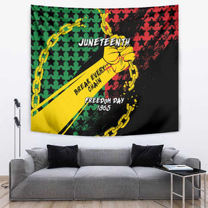 Juneteenth 1865 Tapestry Break Every Chain
