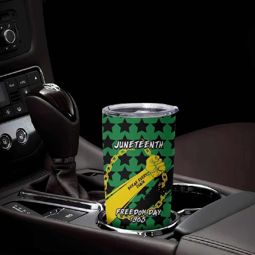 Personalized Juneteenth 1865 Tumbler Cup Break Every Chain