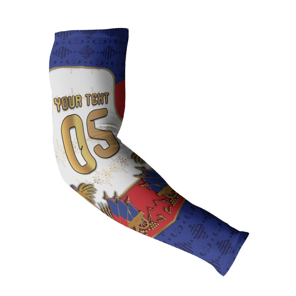 Custom Haiti Nan Mondyal 2026 Arm Sleeves Road To Glory