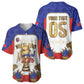 Custom Haiti Nan Mondyal 2026 Baseball Jersey Road To Glory