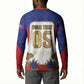 Custom Haiti Nan Mondyal 2026 Button Sweatshirt Road To Glory