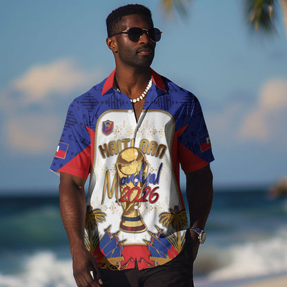 Custom Haiti Nan Mondyal 2026 Hawaiian Shirt Road To Glory