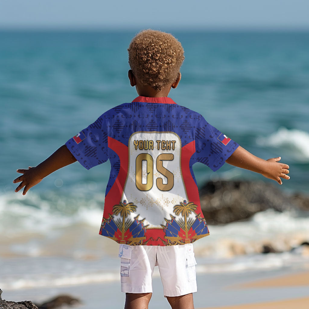 Custom Haiti Nan Mondyal 2026 Kid Hawaiian Shirt Road To Glory