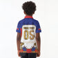 Custom Haiti Nan Mondyal 2026 Kid Polo Shirt Road To Glory
