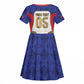 Custom Haiti Nan Mondyal 2026 Kid Short Sleeve Dress Road To Glory