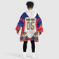 Custom Haiti Nan Mondyal 2026 Kid Wearable Blanket Hoodie Road To Glory