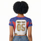 Custom Haiti Nan Mondyal 2026 Raglan Cropped T shirt Road To Glory