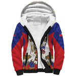 Custom Haiti Nan Mondyal 2026 Sherpa Hoodie Road To Glory