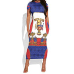 Custom Haiti Nan Mondyal 2026 Short Sleeve Bodycon Dress Road To Glory