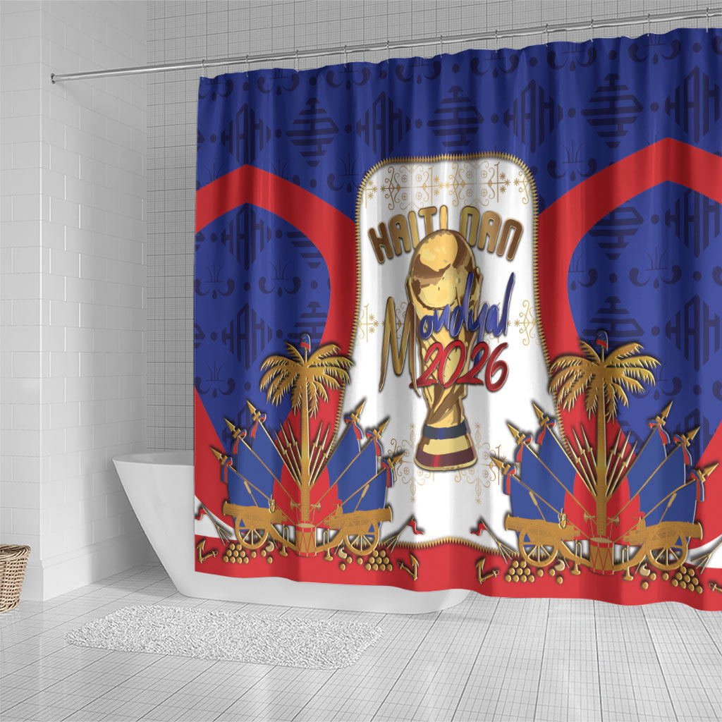 Haiti Nan Mondyal 2026 Shower Curtain Road To Glory