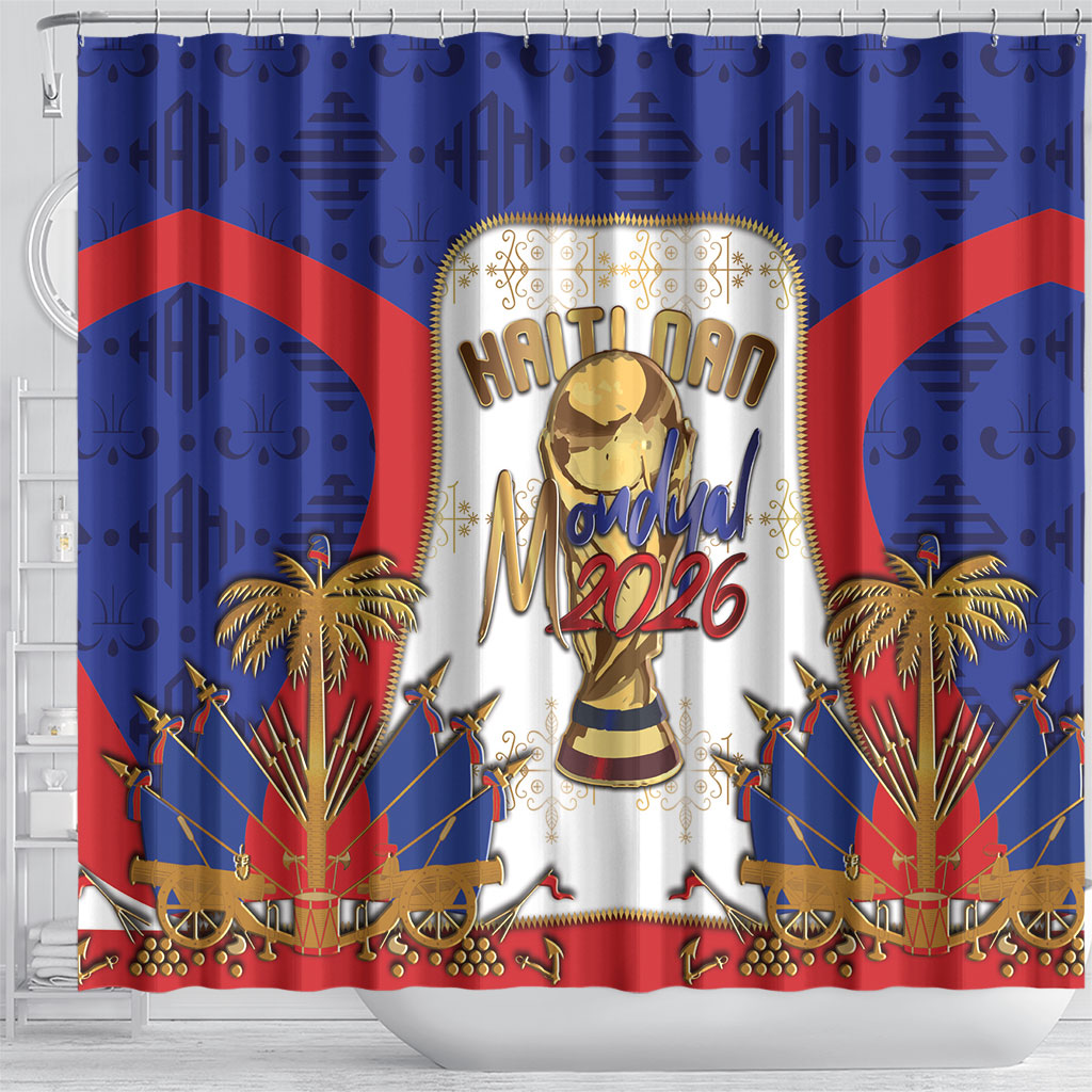 Haiti Nan Mondyal 2026 Shower Curtain Road To Glory