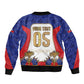 Custom Haiti Nan Mondyal 2026 Sleeve Zip Bomber Jacket Road To Glory