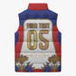 Custom Haiti Nan Mondyal 2026 Sleeveless Puffer Jacket Road To Glory