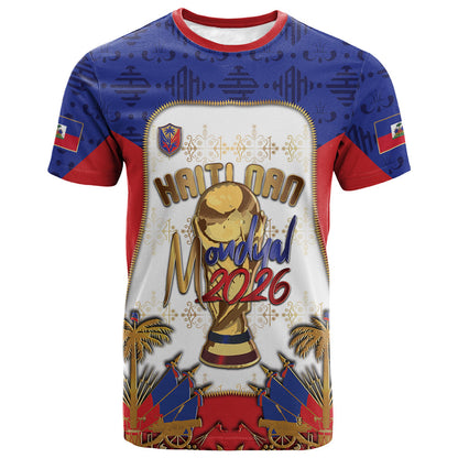Custom Haiti Nan Mondyal 2026 T shirt Road To Glory