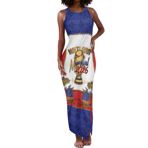 Custom Haiti Nan Mondyal 2026 Tank Maxi Dress Road To Glory