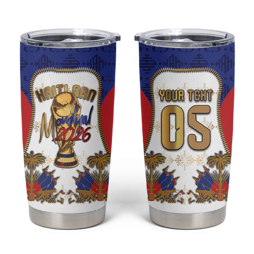Custom Haiti Nan Mondyal 2026 Tumbler Cup Road To Glory