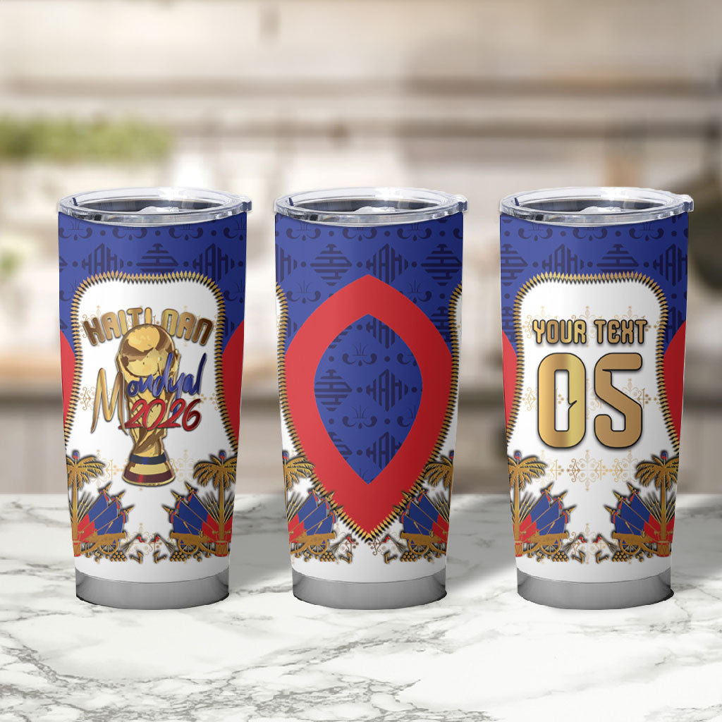 Custom Haiti Nan Mondyal 2026 Tumbler Cup Road To Glory