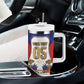 Custom Haiti Nan Mondyal 2026 Tumbler With Handle Road To Glory