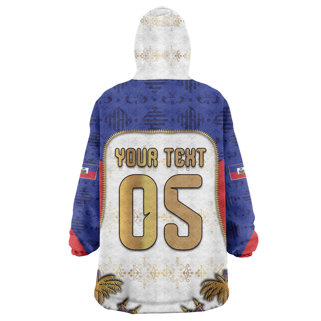 Custom Haiti Nan Mondyal 2026 Wearable Blanket Hoodie Road To Glory
