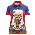 Custom Haiti Nan Mondyal 2026 Women Polo Shirt Road To Glory