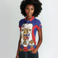 Custom Haiti Nan Mondyal 2026 Women Polo Shirt Road To Glory