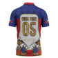 Custom Haiti Nan Mondyal 2026 Zipper Polo Shirt Road To Glory