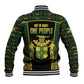 Jamaica Independence Day Baseball Jacket Crocodile Broken Chain Freedom