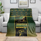 Jamaica Independence Day Blanket Crocodile Broken Chain Freedom