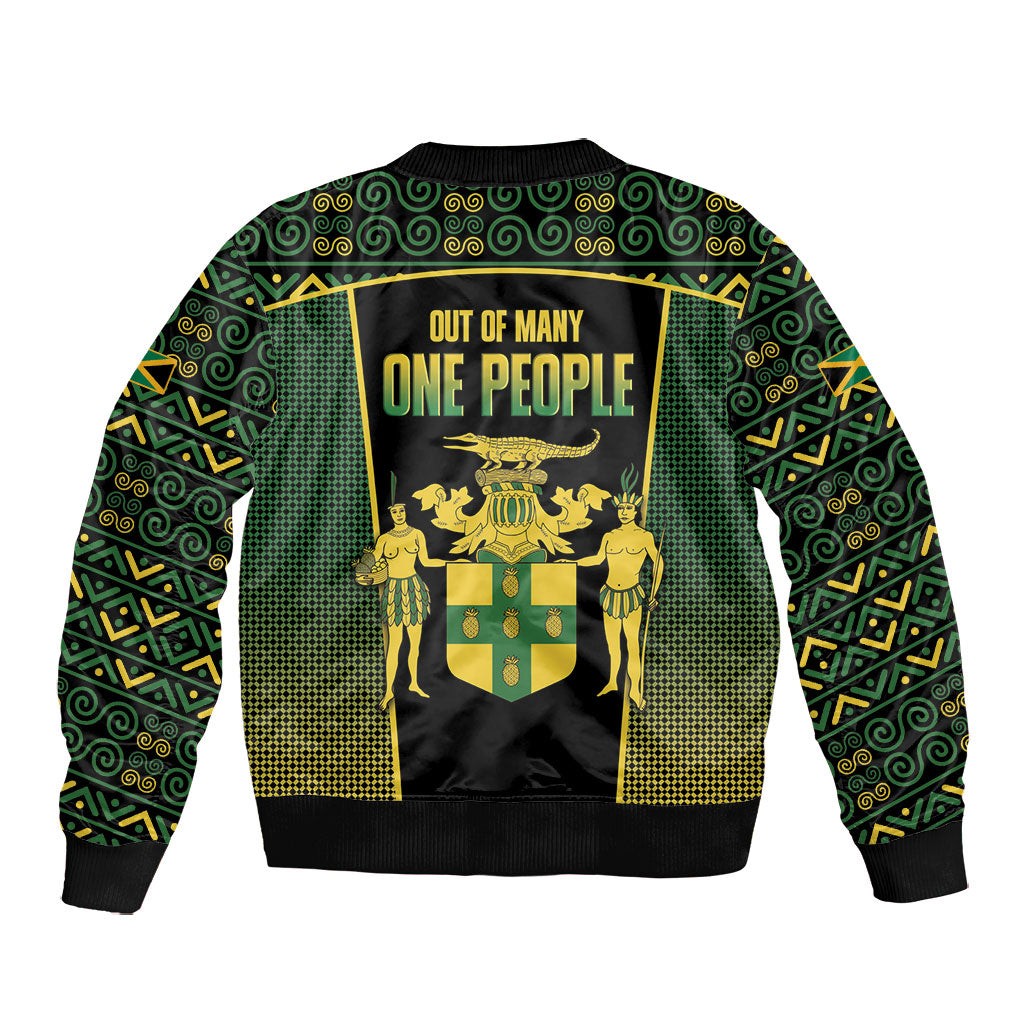 Jamaica Independence Day Bomber Jacket Crocodile Broken Chain Freedom