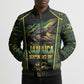 Jamaica Independence Day Bomber Puffer Jacket Crocodile Broken Chain Freedom