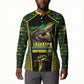 Jamaica Independence Day Button Sweatshirt Crocodile Broken Chain Freedom