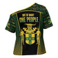 Jamaica Independence Day Cross Shoulder Shirt Crocodile Broken Chain Freedom