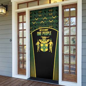 Jamaica Independence Day Door Cover Crocodile Broken Chain Freedom