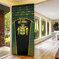 Jamaica Independence Day Door Cover Crocodile Broken Chain Freedom