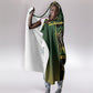Jamaica Independence Day Hooded Blanket Crocodile Broken Chain Freedom