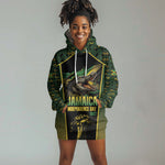 Jamaica Independence Day Hoodie Dress Crocodile Broken Chain Freedom