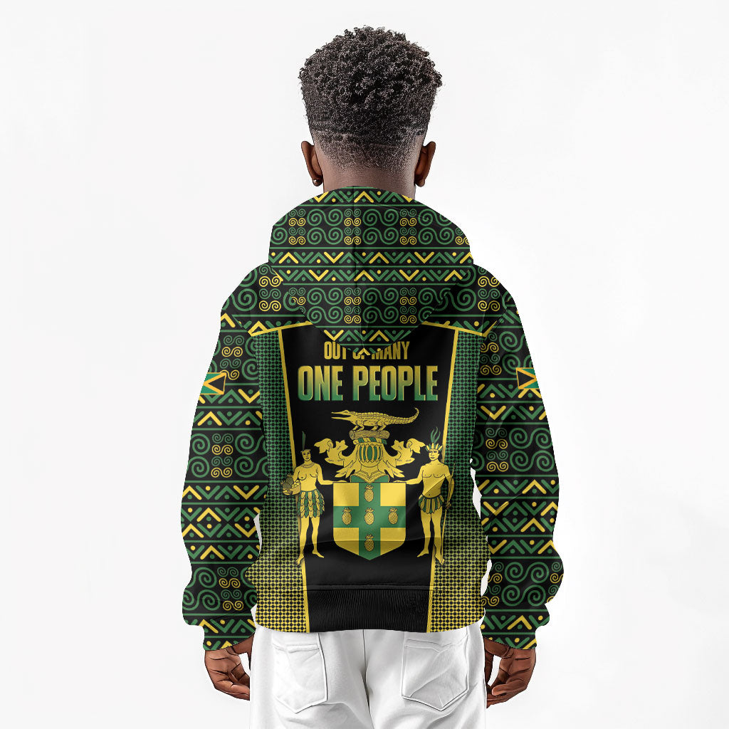 Jamaica Independence Day Kid Hoodie Crocodile Broken Chain Freedom